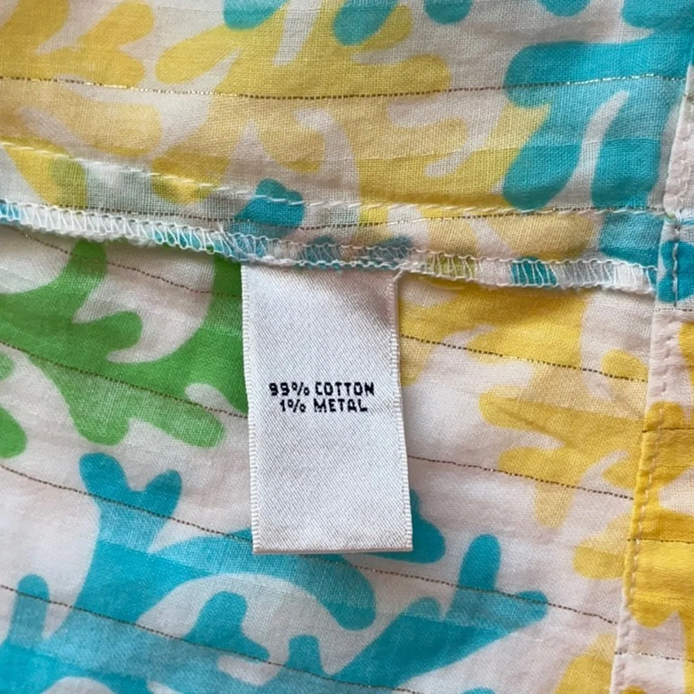 Lilly Pulitzer Multicolor Floral V-Neck Blouse - Picture 9 of 11